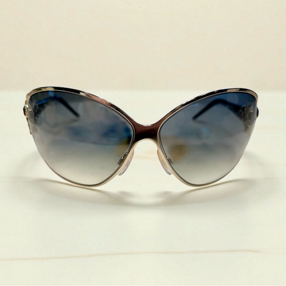 Roberto Cavalli Tene Chic Black and Gold Snake Detail Sunglasses - Picture 2 of 12